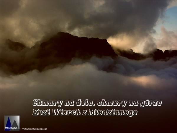 Kozi Wierch w chmurach